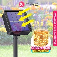 《 𝟴 𝗠𝗢𝗗𝗘𝗦 》 LED Waterproof Fairy Twinkle String Solar Light Outdoor Garden Lampu Raya Solar 太阳能灯 NWD