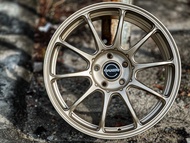 New Car Sport Rim Flow Forming 8.25KG ONLY RAXER WHEELS TR1Z 18x8.5 5x113 ET42 CHAMPION GOLD - READY