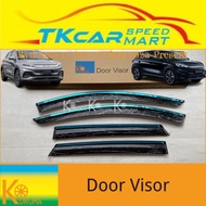 [READY STOCK] BYD ATTO 3 / BYD ATTO 3 ULTRA 2022-PRESENT ( KURUMA ) DOOR VISOR WITH CHROME LINING