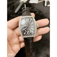 Real shooting franck muller FM French muller bucket black diamond watches men's watch automatic mechanical watch