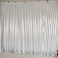 Lingtang White Decoration Ice Silk Tassel Voile Gold Black and White Cloth Funeral Funeral Shed Fili