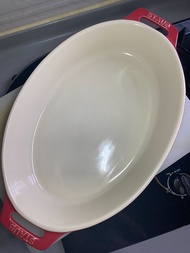 法國 Staub 橢圓形陶瓷烤盤
