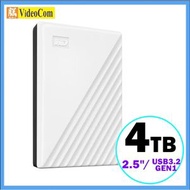 WD - WD My Passport 2.5吋 4TB (白色) USB 3.2Gen1 便攜式外置硬碟 WDBPKJ0040BWT