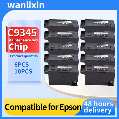 6PCS 10PCS C9345 Ink Maintenance Box for EPSON L8050 L8160 L8180 L15158 L15168 L15180 M15180 L18050 