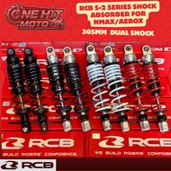 RCB S-2 SERIES DUAL SHOCK ABSORBER FOR NMAX/AEROX 305MM