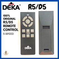 DEKA R5/D5 5SPEED Remote Control Ceiling Fan Kipas Siling 3/4/5/6 Speeds Without or With On/Off Light