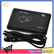 【W】USB RFID Reader 125khz EM4100 ID Contactless Sensitivity Smart Card Reader TK4100 Support Window 