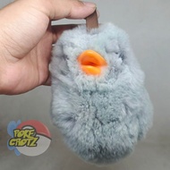 GANTUNGAN NO BRAND hard lip duck doll, fluffy plush fur 16cm key chainKeychain