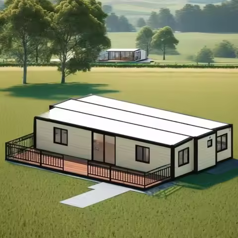 40FT 4 Bedrooms 2.4m Internal Height Tiny House Prefab Modular House Expandable Container House with