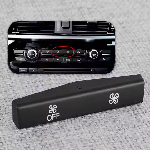 Dashboard Air Condition A/C Fan Speed Button Black Fit For BMW X3 F25 2015-2017 X4 F26 2014-2018