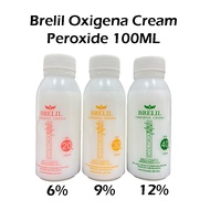 100ml Brelil Hair Developer / Peroxide 6%,9%,12% Hydrogen peroxide to lighten hair Dye hair yourself