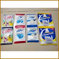 Champion Liquid Detergent High Foam Top Load and Calla Fabcon