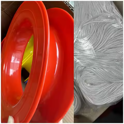 25cm ABS Plastic wheel and 2000b 3000b 120m dyneema kite line suit for 18m LED Ocotpus for kite acce