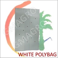 Polibeg Putih White Polybag 16" X 16" Nursery Semaian Pokok Fertigasi 1KG