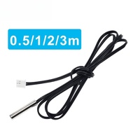 W1209 50CM 1M 2M 3M NTC Thermistor Temperature Sensor Waterproof Probe Wire 10K 1% 3950 W1209 W1401 