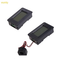 Wuni Multi-functional 20 100A AC LCD Digital Kilowatt-hour Meter Voltmeter Ammeter with Ac Current T