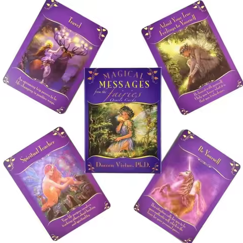 11*6.5cm Magical Messages From The Fairies Oracle Cards Leisure Party Table Fortune-telling Prophecy