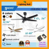 Regair Inovo V15/A1 LED DC Motor Ceiling Fan 8 Speed with Remote Control kipas Siling DC motor