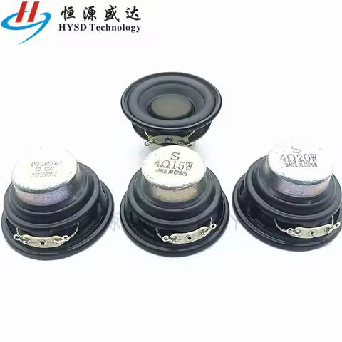 2pcs 2 Inch Full Range Speaker Driver 4/8 ohms Radio Sound Amplifier Loudspeaker 10W 15W 20W 52mm DI