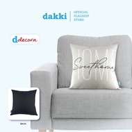 Dakki 18"x18" Sweet Home Throw Pillow