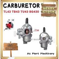 Carburetor Brush Cutter 21mm Ogawa BG430 BG430DT Mesin Rumput TL43 TU43 TB43