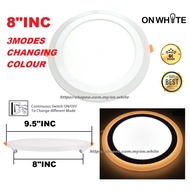 ( 8" 24W +4W ) 9331 LED Panel Downlight ROUND LED Ceiling Light (White+WarmWhite) SAME use as >Phili