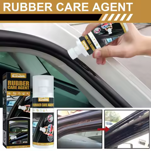 Car Rubber Curing Agent Renovator Care Spray Auto Liquid Wax Polishing Agent Care Agent Car Cleaner 