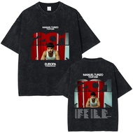 MenTour Turizo】  WashedWomen 跨境2025new欧码T-shirt 【23 2000Manuel  F0B4