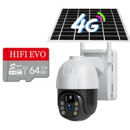 ใส่ซิม4G ไม่ต้องwifi กล้องวงจรปิดโซล่าเซลล์ 4G WIFI 8MP กล้องโซล่า V380 Pro APP cctv camera กล้องวงจ