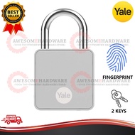 (SILVER) YALE YDPM_S DIGITAL PADLOCK WITH BIOMETRIC FINGERPRINT ACCESS