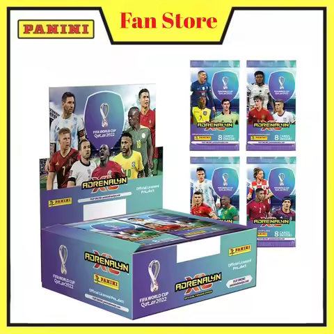 2022 Panini Qatar World Cup Soccer Star Cards Box Messi Ronaldo Limited Edition Football Trading Car