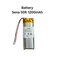 SENA 50R 1200mAh Sena50r 2สาย 3สาย แบตเตอรี่ Bluetooth แบตเตอรี่หูฟัง แบตเตอรี่หมวกกันน็อค Battery B