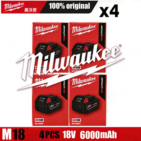 Milwaukee M12B6 12V 5.0/6.0Ah REDLITHIUM™ Battery – Built for Cold, Durable & Long-Lasting Power on 
