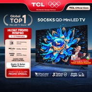 TCL 4K QD-Mini LED TV 50 Inch C6KS - High HDR Brightness - Dolby Vision & Atmos - IMAX Enhanced - 14