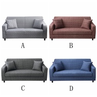 ☂(MY Ready Stock)Geometic sofa cover 1/2/3/4/seater slipcover elastic fabric free pillowcase