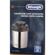 Delonghi Vacuum sealed coffee Canister 1.3L Barista tools coffee (DLSC063)