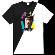 [Black/White] Bruce Lee Colour Portrait T-Shirt