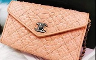 絕版 Vintage chanel 蛇皮 Mini Flag 19卡