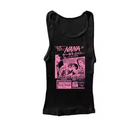 Y2k Nana Osaki Graphic T Shirts Casual Harajuku Streetwear Japanese Clothes Fashion Rock Punk Sleeve