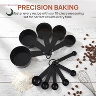Stainless Steel 10pcs Measuring Spoons Kitchen Set for Baking Cooking Teaspoon Sugar Scoop Multi Siz