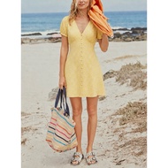 C0TT0N 0N yellow floral dress