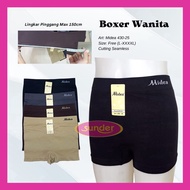 CODE F94G PREMIUM Jumbo SELICA Women's Boxer Shorts Knitted Shorts Seamless Stretch SizeBIG