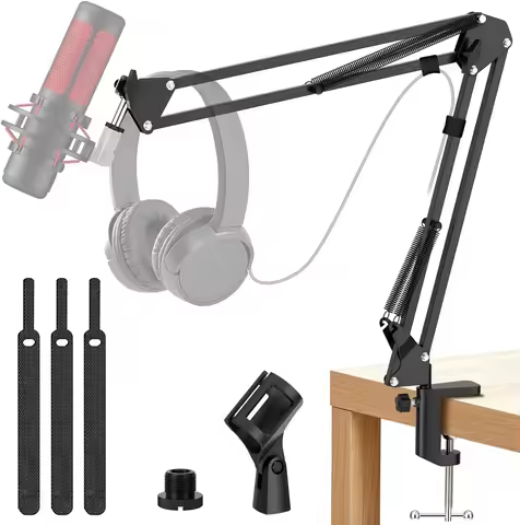 Professional Flexible Desktop Microphone Adjustable Suspension Scissor Boom Arm Stand for SM7B AM8 A