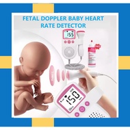Pocket Fetal Doppler Baby heart rate detector ultrasound heartbeat beat monitor pregnant gel