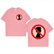 (จัดส่งตลอด 24 ชั่วโมง）Angle Official  เสื้อยืดล้อเลียนแฟนเก่า ลายขีดฆ่าหน้าผู้หญิง ใส่แล้วสะใจ ผ้าฝ