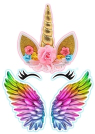 topper kue unicorn sayap