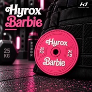 Hymerch Patch Hyrox Rubber PVC Velcro Premium Badge Gym Running Backpack Hyrox Barbie
