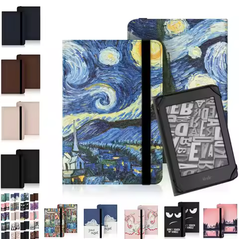 Universal Cute Case for Pocketbook 633/606/628 Color Basic 4 Touch Lux 5 617 PB617 Ereader 6 Inch Eb