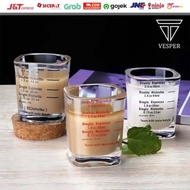 Borosilicate Glass Coffee Cup Double Shot Espresso Unique Unbreakable Capacity 60ML Measuring Cup Me