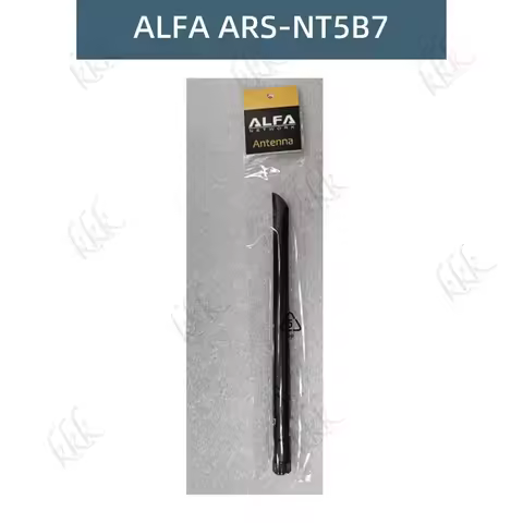 ALFA ARS-NT5B7 WiFi 7 6GHz/5GHz/2.4GHz 7dBi Omnidirectional Antenna with SMA Connector